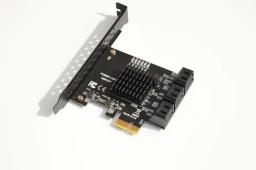 PCIE-SATA Controller for 6 ports (Pci-e Sata expansion card)