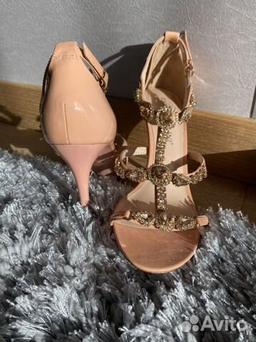 Heeled sandals pink carlo pazilini 38 р