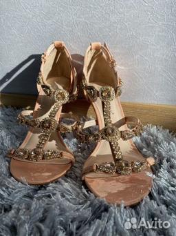 Heeled sandals pink carlo pazilini 38 р